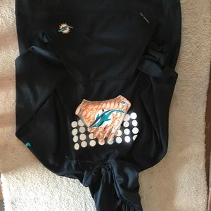 Men’s Nike dolphins hoodie sweatshirt